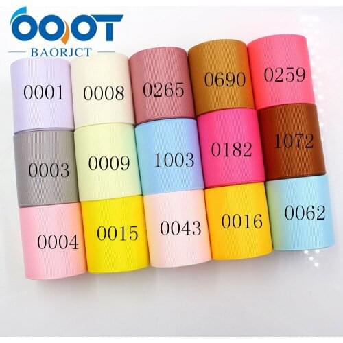 OOOT BAORJCT 181018-L50mm-1,50mm 10yards Solid Color Ribbons Thermal transfer Printed grosgrain,DIY Clothing handmade materials