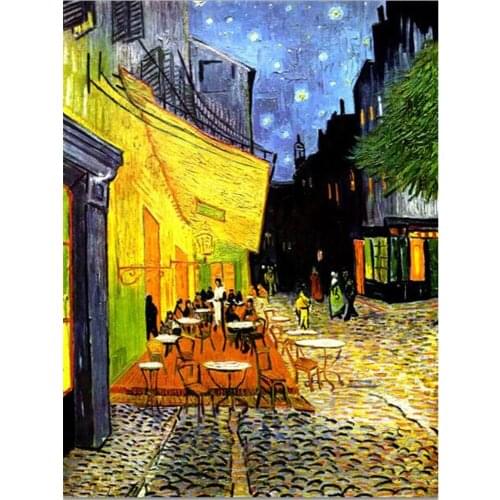 Landscape Van Gogh DIY Embroidery Cross Stitch 11CT Kits Craft Needlework Set Printed Canvas Cotton Thread Home Sale