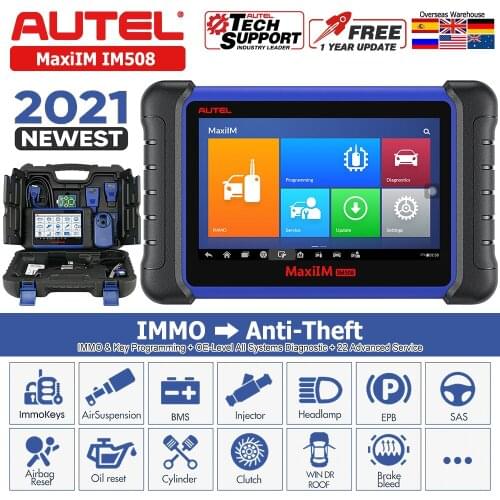 Autel MaxiIM IM508 Car Diagnostic Tool Key Programming OBD2 Scanner OBDII Car Auto Diagnostic Tool Autel IM508 PK IM608