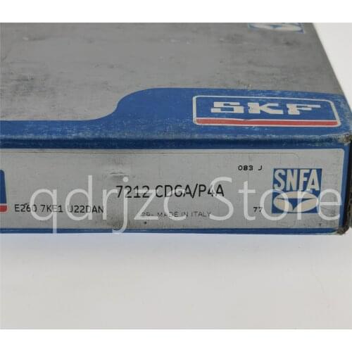 SKF machine tool spindle bearing 7212CDGA/P4A = E260 7KE1 U22DAN = B7212-C-T-P4S-UL = 7212CG/GLP4 60mm X 110mm X 22mm