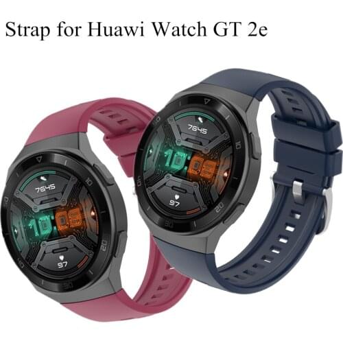 Silicone Watch Strap for Huawei Watch GT 2e 46mm Watch Band Official Style Sport Bracelet for Huawei GT2e Smart Accessories