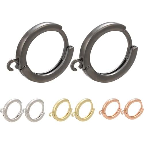 ZHUKOU high quality 13x16mm earrings for women DIY handmade jewelry accessories fashion Gold/ Silver color earrings model:VE83