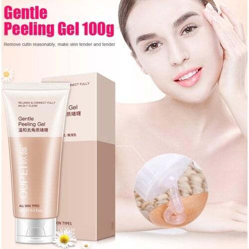 Women Acne Pore Minimizers Exfoliator Facial Peeling Gel Gentle 100g Moisturizing