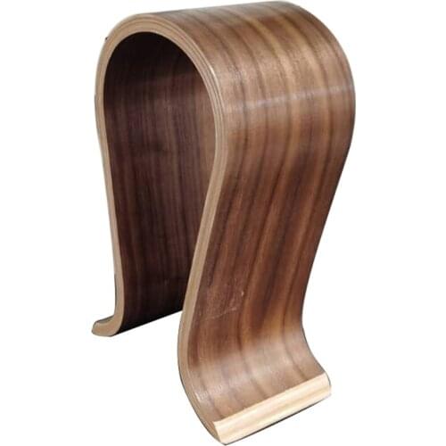 Universal U Shape Wood Headphones Stand Holder Earphone Hanger Wooden Headset Desk Display Shelf Rack Stand Bracket