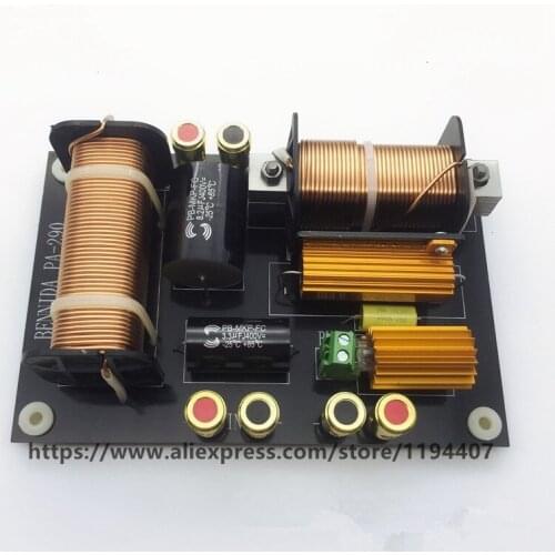 Tweeter Woofer Speaker Crossover 600W-800W Treble Bass 2 way Crossover 2000Hz For 12-15 inch Stage Speakers 1pc