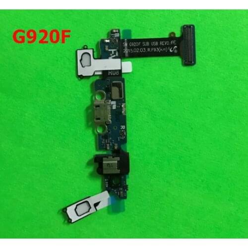 10pcs/lot Charging Flex Cable for SamSung Galaxy S6 G920F G920A G920T G920V G920i G9200 USB Port Dock Connector Parts
