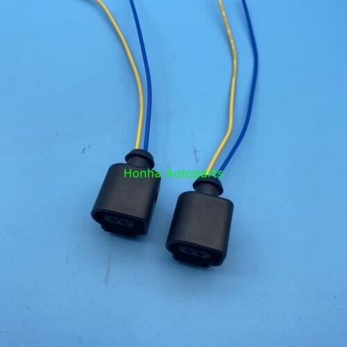 2-pin automotive electrical connector seat adjustment plug with pigtail 8K0973702 forA3 A6 A8