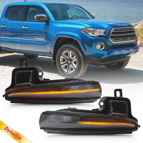 2x Dynamic Sequential LED Side Mirror Blinker Turn Signal Light For For Toyota Tacoma MK3 N300 Highlander MK4 Alphard RAV4 Lexus