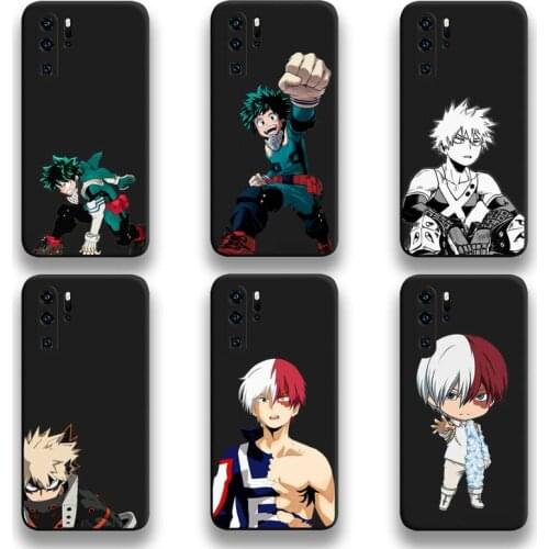 Anime My Hero Academia deku bakugou Boku Phone Case For Huawei P20 P30 P40 lite E Pro Mate 40 30 20 Pro P Smart 2020
