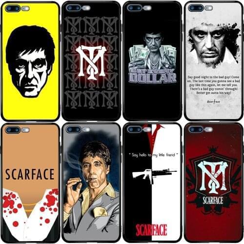 Phone Case for Xiaomi Redmi Note 10 9 9S 9A 8 8T 7 6 7A 6A 5A 5 A1 A2 A3 Pro Max Plus Lite Tony Montana