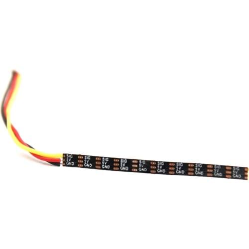 1pcs 3.5mm Width WS2812 Flexible LED Strip Board Chip 5V with 10 20 Light Beads RGB IC Built-in 50mm length for Whoop FPV Racing