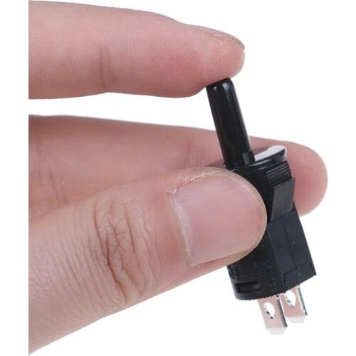 125-250V Door Switch Refrigerator Cabinet Light Disinfection Cabinet Wardrobe Closed Press Button Switch Black