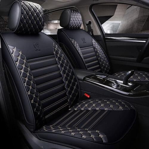 Leather car seat covers universal car seat protector mat for toyota fj cruiser acura mdx rdx zdx jaguar f-pace xf xj xjl XE x351