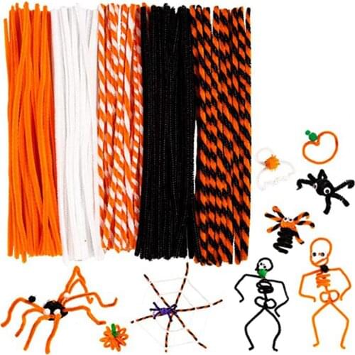 Colorful Flexible Pipe Twist Rods Sticks Children DIY Handmade Art Craft Educational Toy Weaving Twisted Sticks Decor Gift