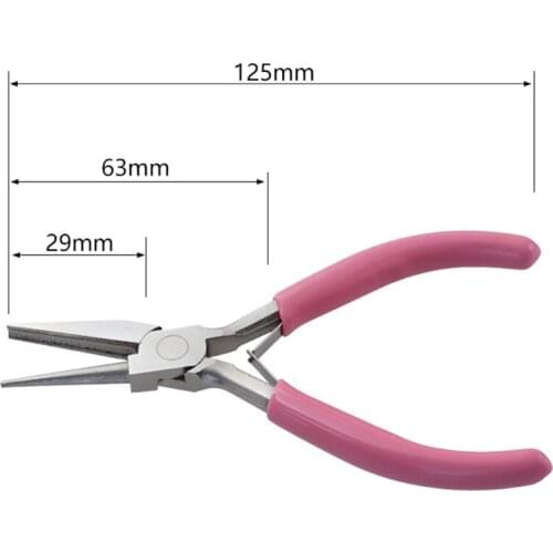 5 Inch Round Concave Pliers Wire Looping Pliers Mini Precision Pliers Wire Bending Tools for DIY Jewelry Making Hobby