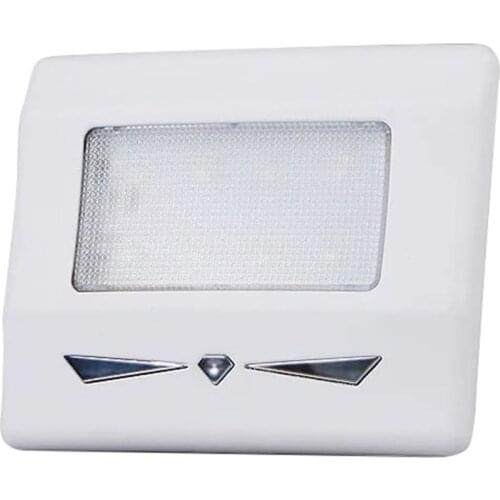 Car USB Charging LED Interior Reading Light Roof Rear Seat Lamp White 6700K RV Camper Motorhome Wardrobe Interior Accessories