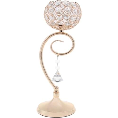 LUOSB Decorative Silver Candlesticks