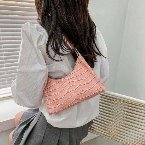 Retro western style small bag womens 2021 new fashion shoulder bag net Red Cross armpit bag