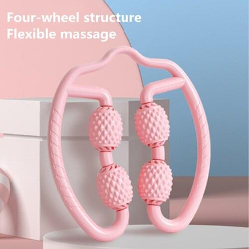 U Shape Trigger Point Massage Roller for Arm Leg Neck Muscle Pain Relief Multifunctional Gym Yoga Pilates Fitness Equipments