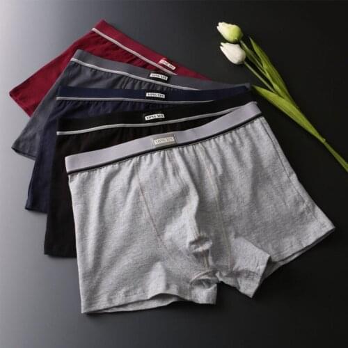 5Pcs/lot Men Panties Cotton Comfortable boxeador bokrki Male Boxershorts Underwear Boxers Mens Sexy Soft Underpants #nkb1234568