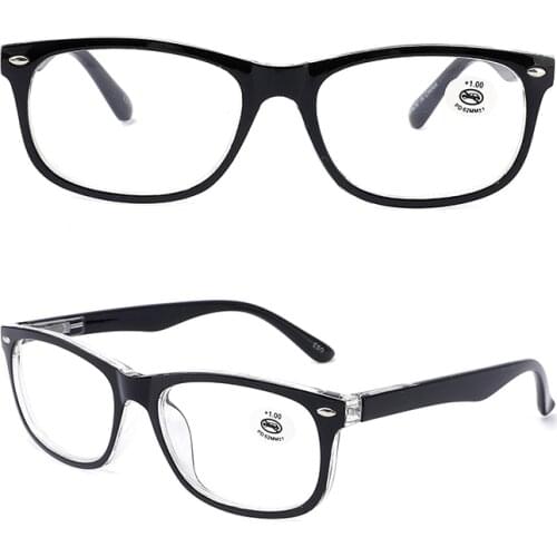 Cheap Fashion Reading Glasses for Woman Black Oval Designer Big Readers with Pouch Purple Red Brown with case in high quality