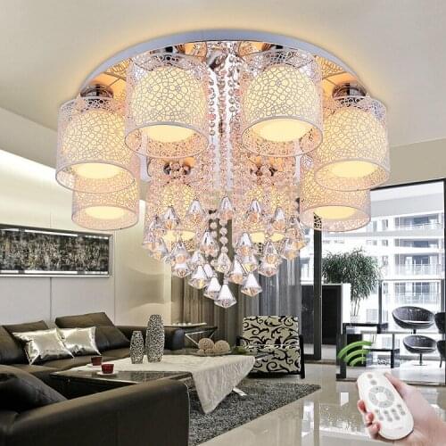 White 1 / 3 / 6 / 8 5 5 Lights E27 ceiling lamps Living room bedroom study dining room Ceiling light business Lighting fixture