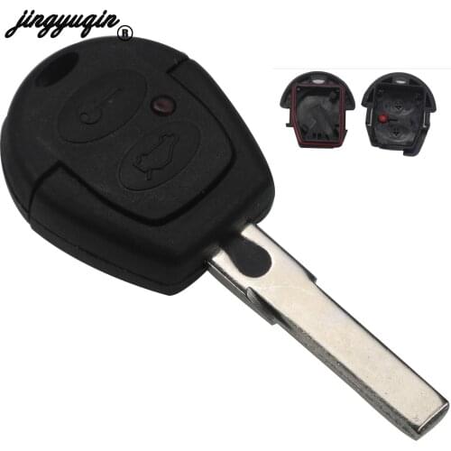 Jingyuqin for Volkswagen VW Passat Polo Golf Sharan Bora 2 Button Remote Key Shell fob Case 10pcs/lot