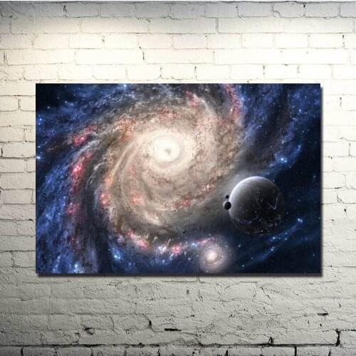 Galaxy Space Stars Nebula Art Silk Poster Print 13x20 24x36inch Universe Landscape Pictures Home Decoration 006
