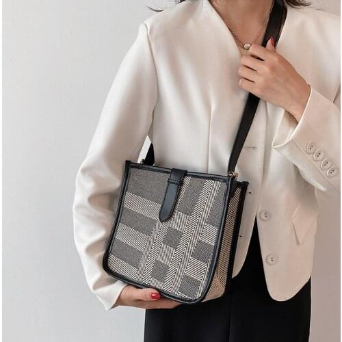 High Quality Women Small Canvas Handbags Shoulder Bags Designer Ladies Crossbody Bags for Women Fashion Female Messenger Bag New