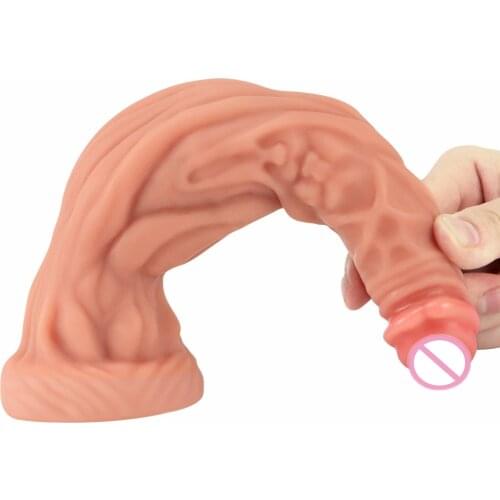 Super huge silicone big thick dildo penis dick phallus adult sex toys for women female masturbator with suction cup anal toys