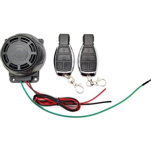Universal 12V Vibration Alarm System For Car Motorcycle Sound Warning Horns Easy Install Anti-Theft Alarming Apparatus Remote
