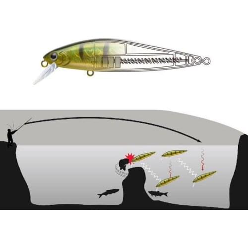 Gorgons Fishing Lure Long Casting Hard Bait Sinking Minnow Wobbler Bass Pike Fishing Artificial Bait