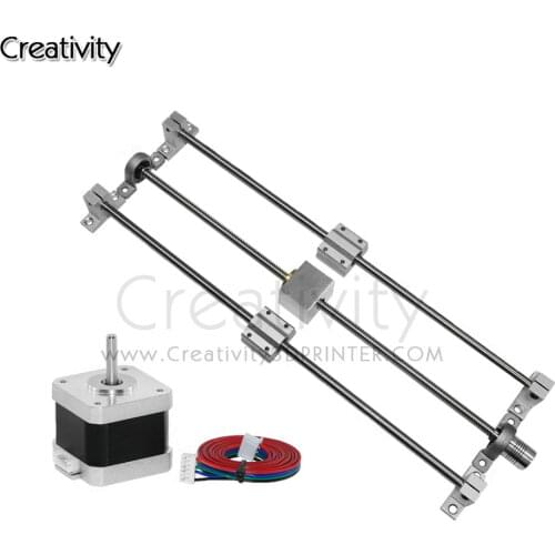 3d pinter parts guide rail sets T8 Lead screw length 500mm + linear shaft 8*500mm+KP08 SK8 SC8UU+nut housing+coupling + motor
