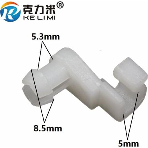 KE LI MI Door Lock Latch Rod 5mm Size Clip Nylon Retainer For Toyota Select Vehicle 50P