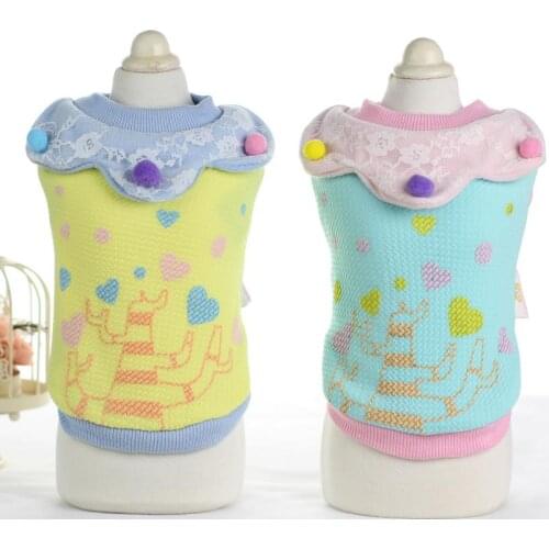 Cat Dog Winter Coats Tree Love Winter Warm Soft Jacket Parkas Thick Downs Clothing For Dogs Puppy Dog Cat Pet Clothes Apparel