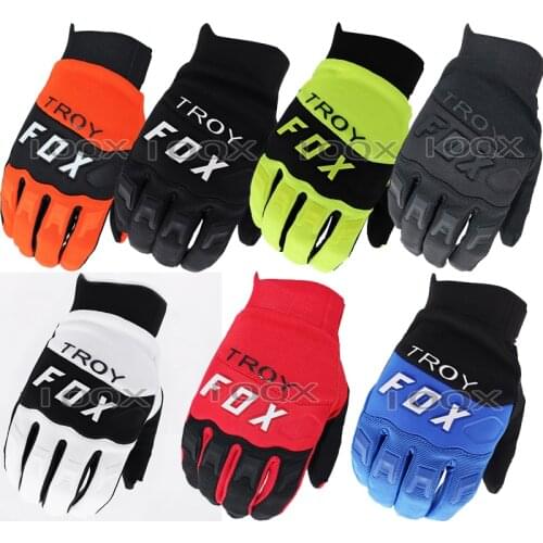 2021 Troy Fox Mountain Bicycle Offroad Racing Guantes Luvas MX Dirt Bike Motocross Gloves