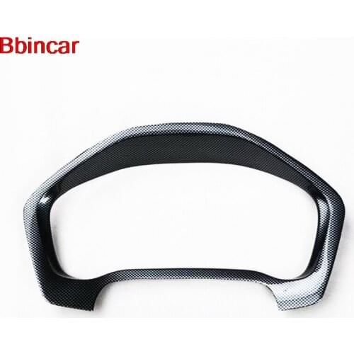 Bbincar Carbon Fiber For Honda Vezel 2015 2016 2017 Car ABS Wood Paint Dashboard Decoration Frame Auto Interior Accessories