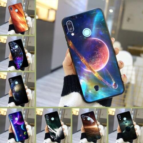 Black Space Phone Cases For Huawei Nova 2i 3 3I 3E 2 Lite Plus 4 4E 5 Case Silicone For Huawei Nova Smart Lite 2017 Back Cover