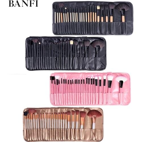 Makeup Brushes 24pcs/Set Powder Foundation Eye shadow Eyeliner Lip Brush Women Beauty Make Up Brushes Tools Kit Cosmetic Hotsale