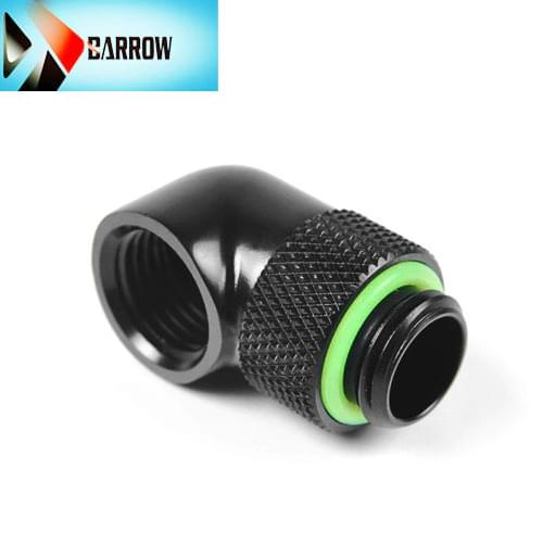 2 pieces Barrow black white silver G1 / 4 90 degree rotating accessories computer water cooling accessories elbow TWT90-V2.5