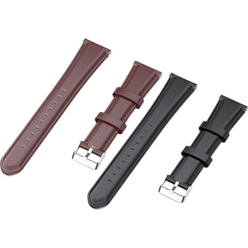 22mm Leather Strap for HUAWEI Watch GT Active Business Bracelet for Huawei Honor Magic Band