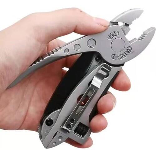 Multi-purpose Outdoor Pliers Tool Pliers Mini Hand Screwdriver Portable Folding Knife Pliers Outdoor Hand Tool Camping Trip