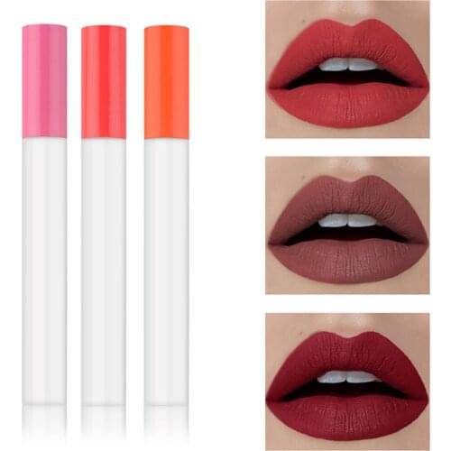 6pcs Box Of Non-Stick Cup Matte Lip Gloss Set Easy To Apply Ong-lasting Non-smudge Lipstick Set Women Makeup Gift Landmark
