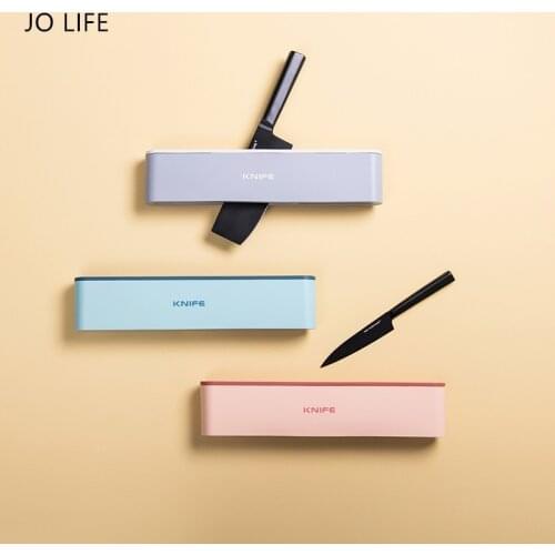 JO LIFE Wall Mounted Storage Rack hook for knives Spacesaving Knife Organizer Kitchen accessories Seamless Stands Hanger