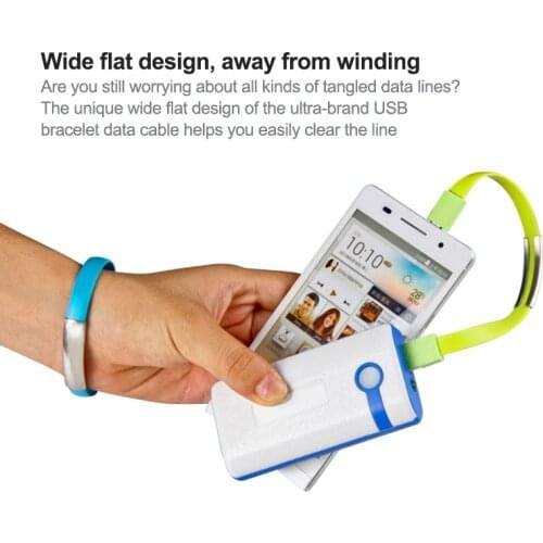 New Bracelet Micro USB Cable Type C USB Data Charging Cable For iPhone11 pro XS Max XR X 7 8 6 Android USB Phone Charger cables