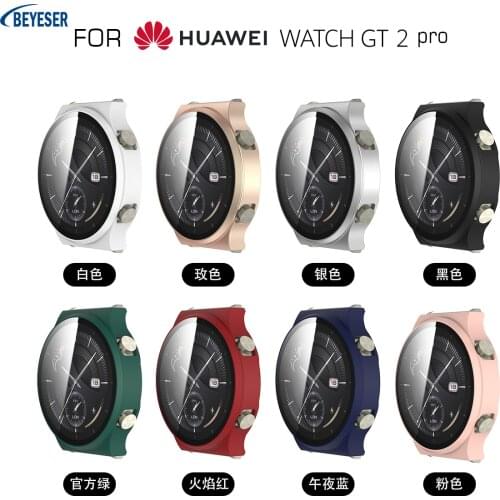 New Style Hot Sale Easy To Install Hard Protective Cover With Tempered Glass Screen Protector Suitable For HUAWEI GT2 PRO
