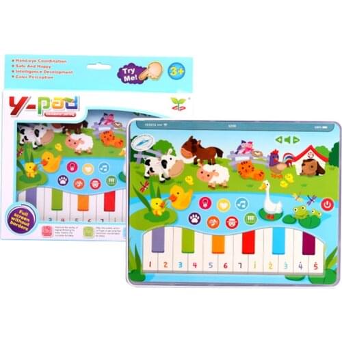 English Language Learning Machine Multifunction Toy Farm Animal Reading Machine Music Story Tablet Early Education Children Toys