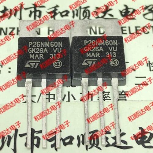 Original New / 5pcs / STP26NM60N P26NM60N TO-220 600V 20A