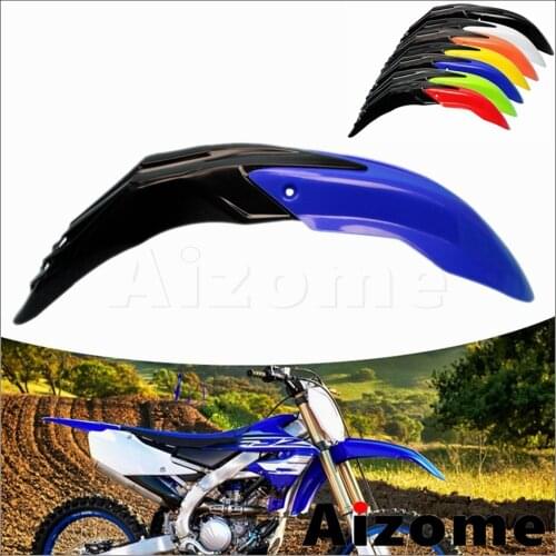 Universal ABS Plastic Motorcycle Front Fender Mud Guard For Yamaha WR YZ YZF TTR 200 230 250 450 Motocross Dirt Bike Off Road