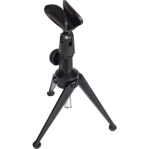 Portable Desktop Adjustable Microphone Tripod Bracket Mic Stand Mount Holder Microphones Accessories